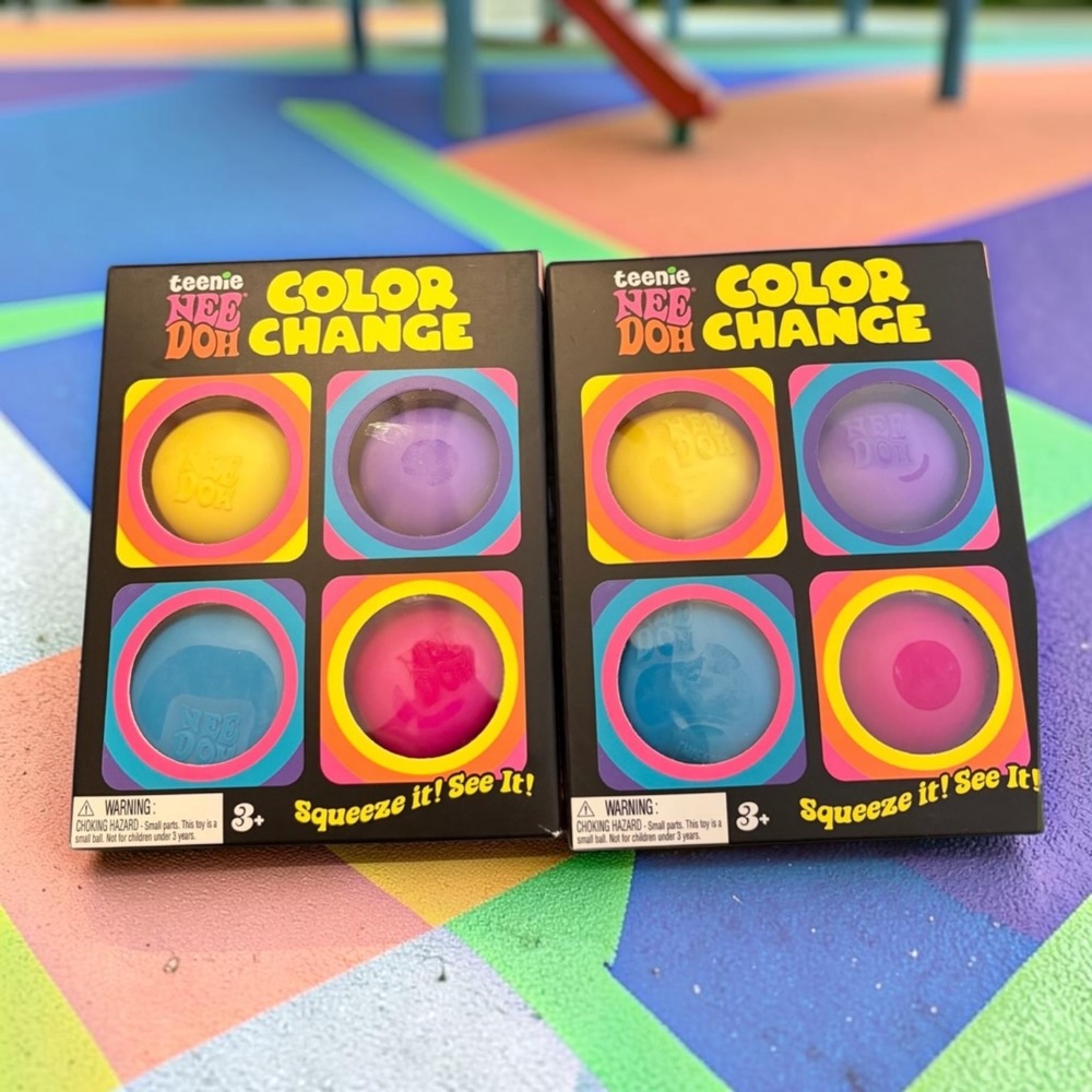 2 Needoh Teenie Color Change 4 Pack